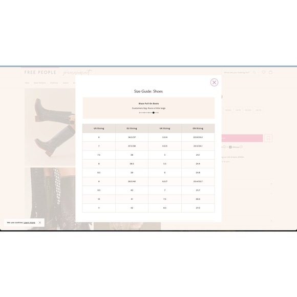 Free People Frontier Doodle Boots Womens 7.5 Western Rodeo Country Embroidered - Picture 15 of 15